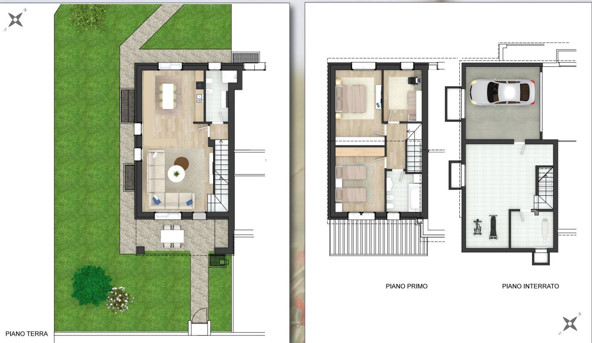 Foto 17 - Villa a Schiera via dei colli
 
22, Susegana - planimetria 1