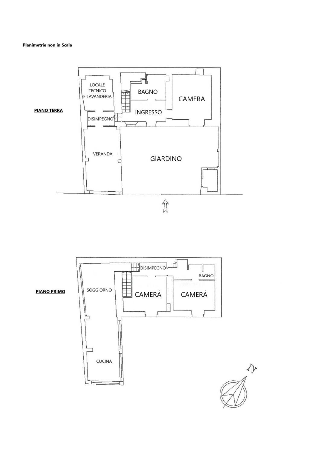 Rustico viale Unita D Italia, Altavilla Monferrato - planimetria 1