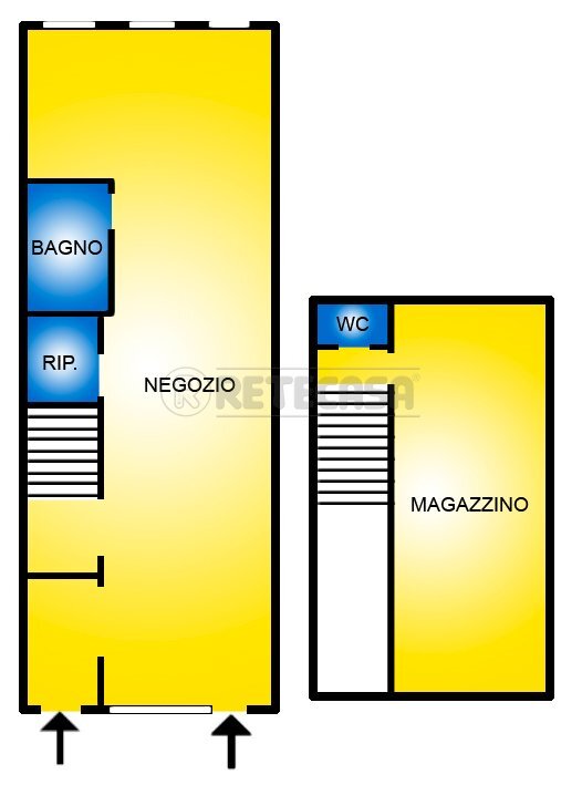 Planimetria - Locale Commerciale Valdagno - planimetria 1