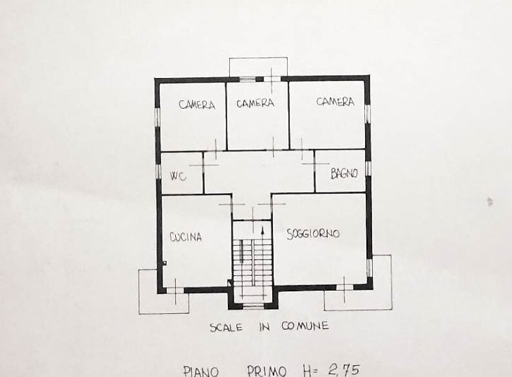 PIANTINA PIANO PRIMO.png - Appartamento Verucchio - planimetria 1