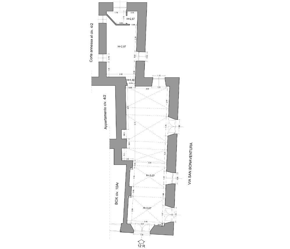 1.jpg - Commercial Premises Via Beata Chiara 12 R, Genova - floor plans 1