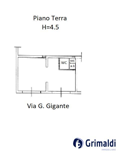 Planimetria locale - Commercial Premises Casavatore - floor plans 1