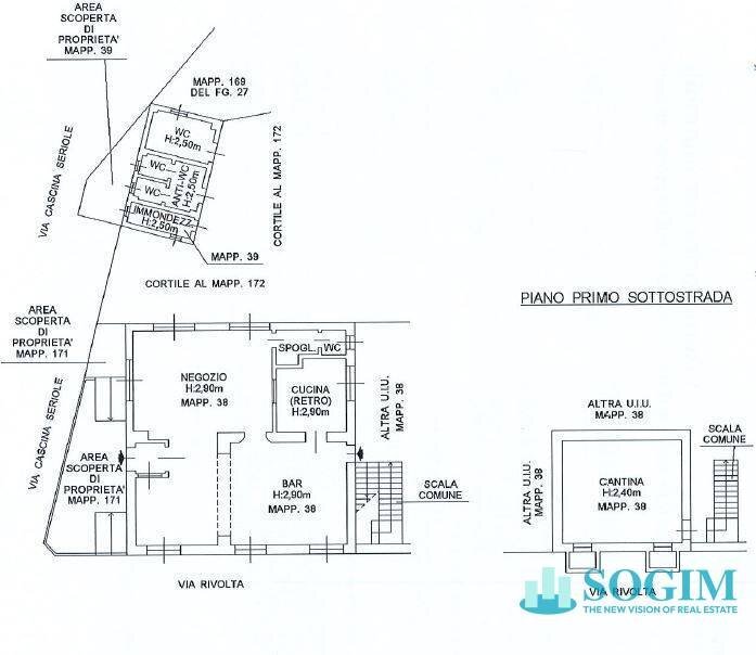Foto 9 - Negozio Via Rivolta
 
2, Cassano d'Adda - planimetria 1