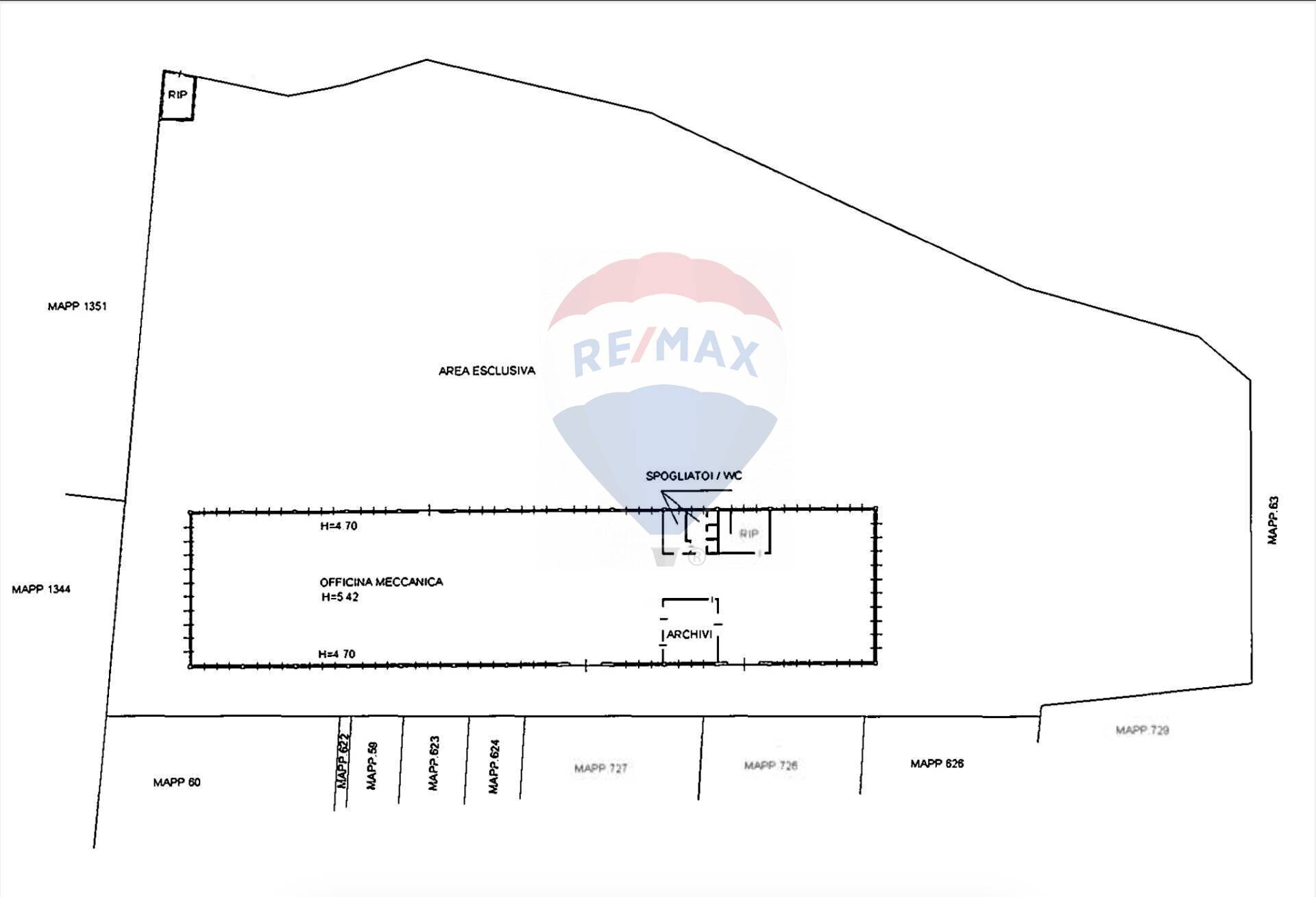 Pianta 2D - Capannone Via Labriola
 
27, Borgo Ticino - planimetria 1