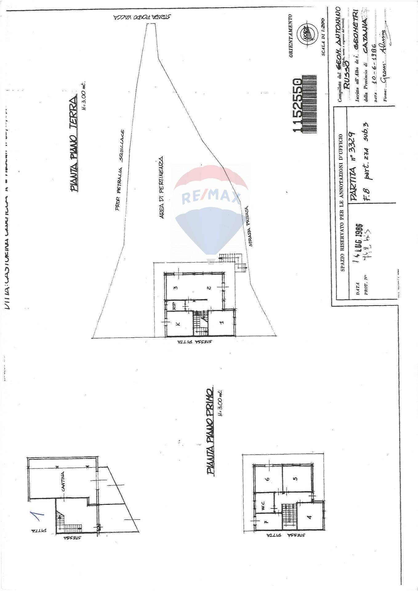 Pianta 2D - Semi-detached house Via Pulei
 
67/B, Mascalucia - floor plans 1