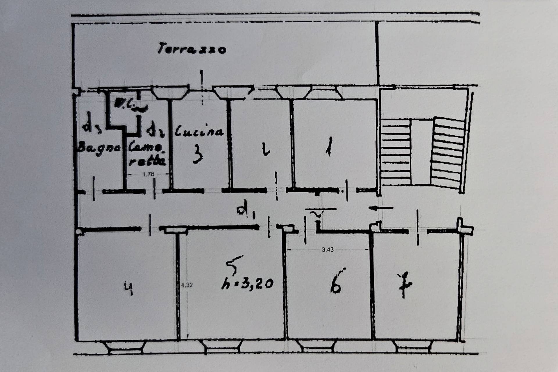 Foto 35 - Appartamento Centro Storico, Fano - planimetria 1