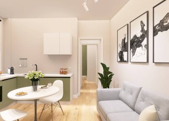 Soggiorno con cucina a vista - Two-room apartment VIA FIRENZE
25, Sesto San Giovanni - photo 3