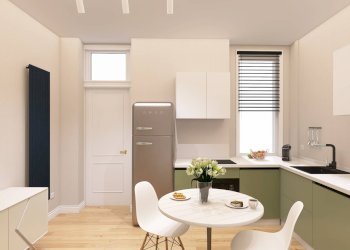 Soggiorno con cucina a vista - Two-room apartment VIA FIRENZE
25, Sesto San Giovanni - photo 1