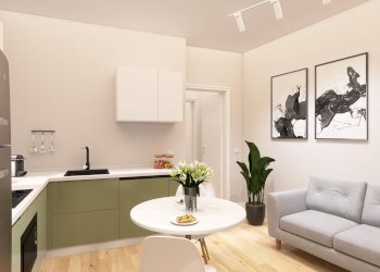 Soggiorno con cucina a vista - Two-room apartment VIA FIRENZE
25, Sesto San Giovanni - photo 6