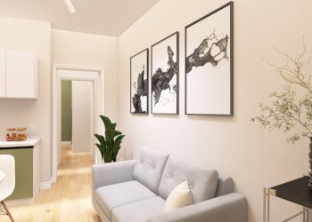 Soggiorno con cucina a vista - Two-room apartment VIA FIRENZE
25, Sesto San Giovanni - photo 7