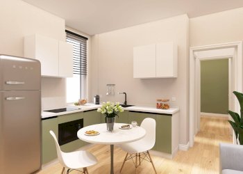 Soggiorno con cucina a vista - Two-room apartment VIA FIRENZE
25, Sesto San Giovanni - photo 4