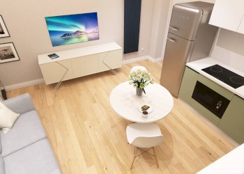 Soggiorno con cucina a vista - Two-room apartment VIA FIRENZE
25, Sesto San Giovanni - photo 10