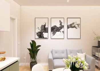 Soggiorno con cucina a vista - Two-room apartment VIA FIRENZE
25, Sesto San Giovanni - photo 5