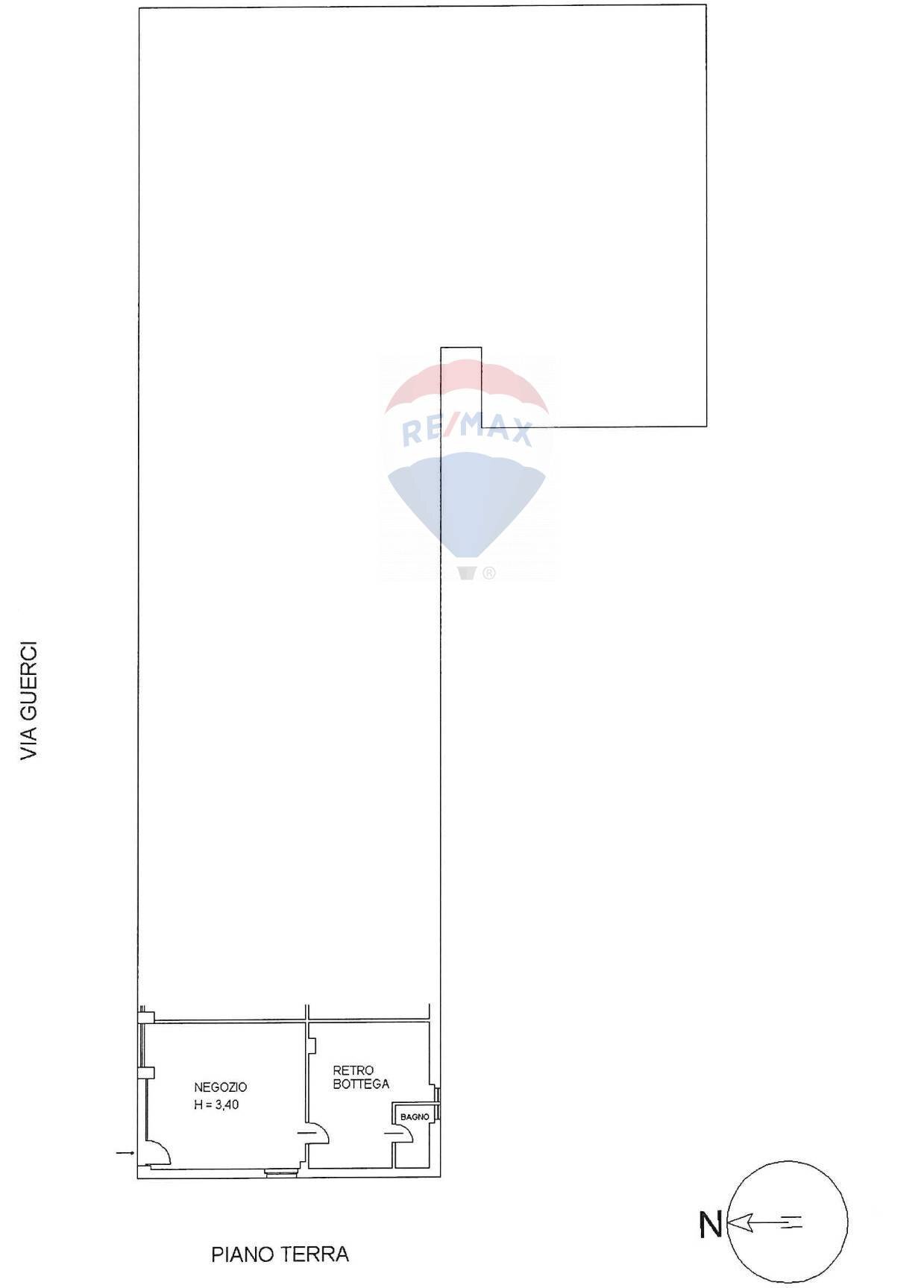 Pianta 2D - Commercial Premises via Ferdinando Guerci
 
2, Parma - floor plans 1