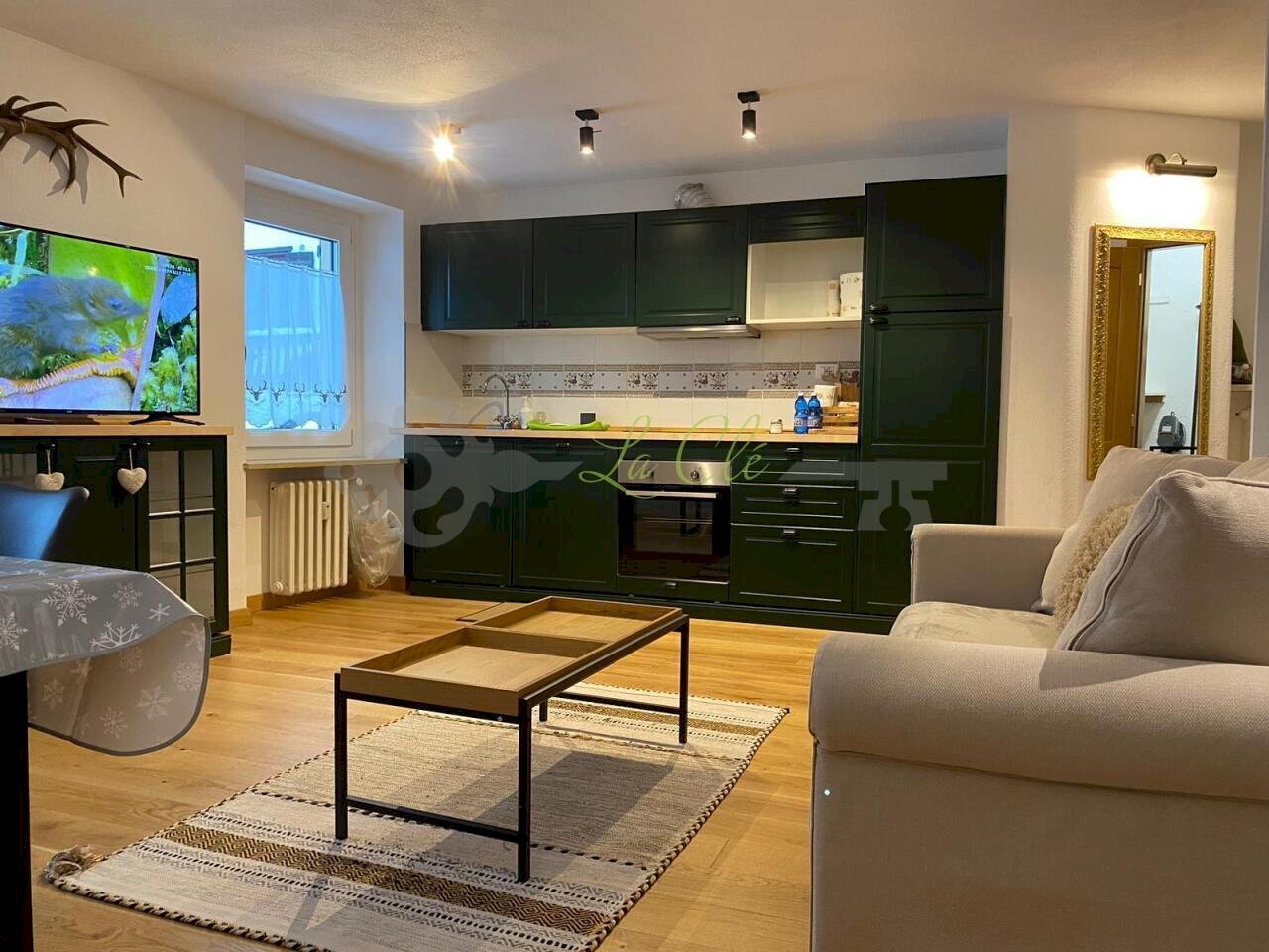 AFFITTO COURMAYEUR - SOGGIORNO/CUCINA - Quadrilocale Prè-Saint-Didier - foto 3