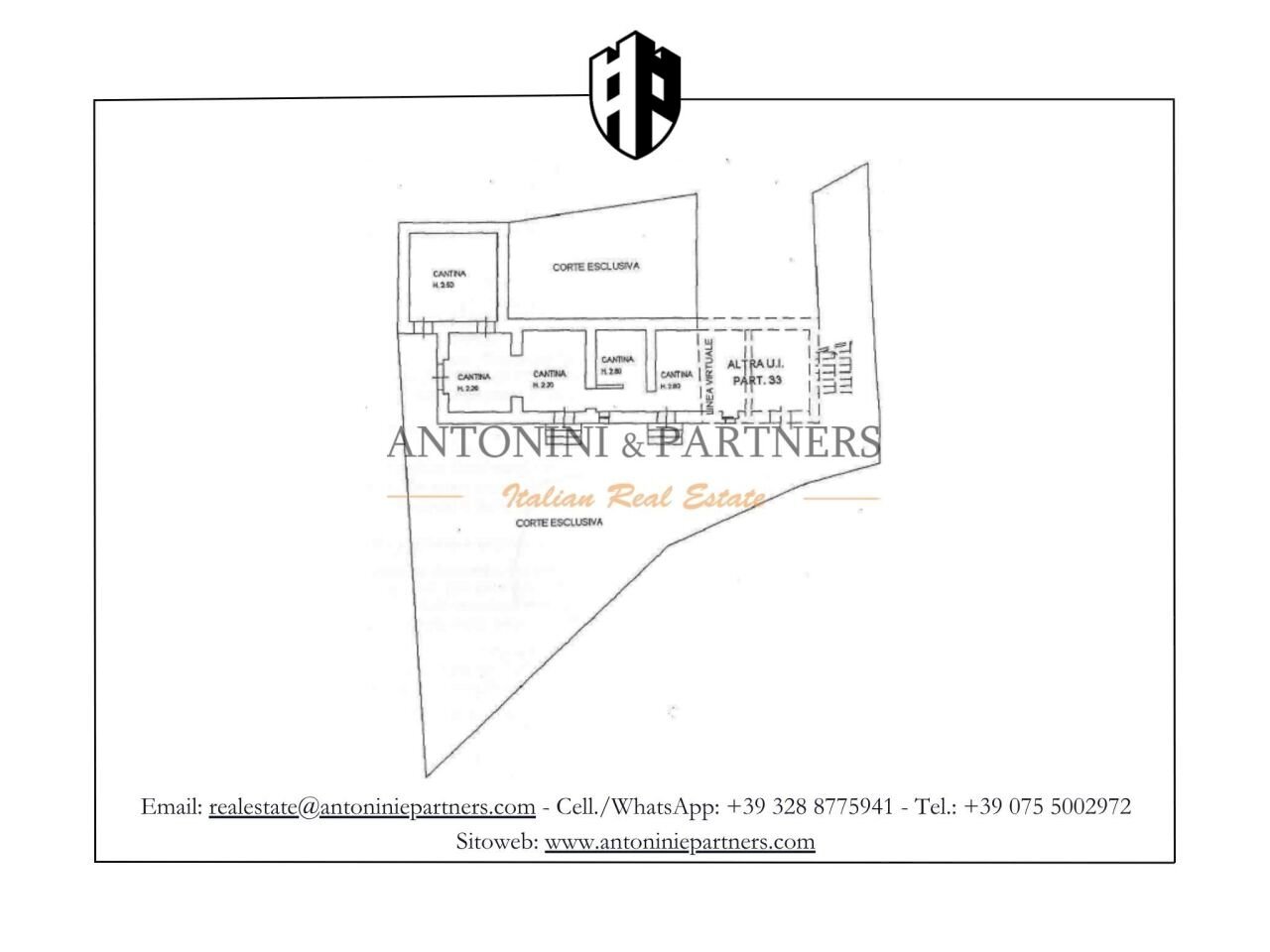Planimetria Casale Il Colombaccio.jpg - Casale Via del Furioso, Monte Castello di Vibio - floor plans 1