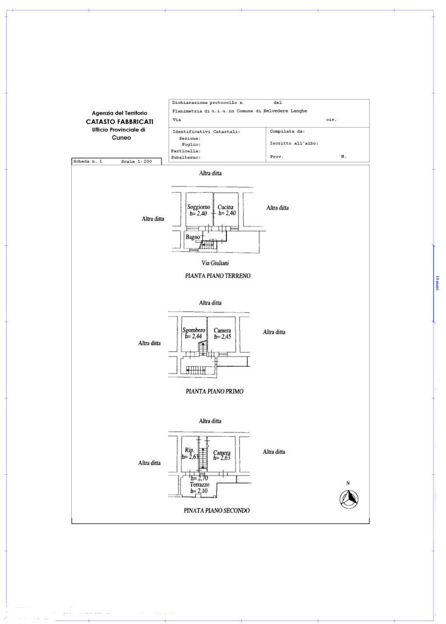 Planimetria-web.jpg - Porzione di casa Via Padre Reginaldo Giuliani 10, Belvedere Langhe - planimetria 1