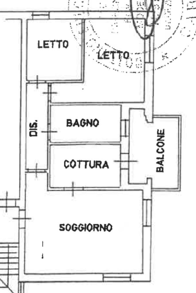 Trilocale Via Roma, Carpi - planimetria 1