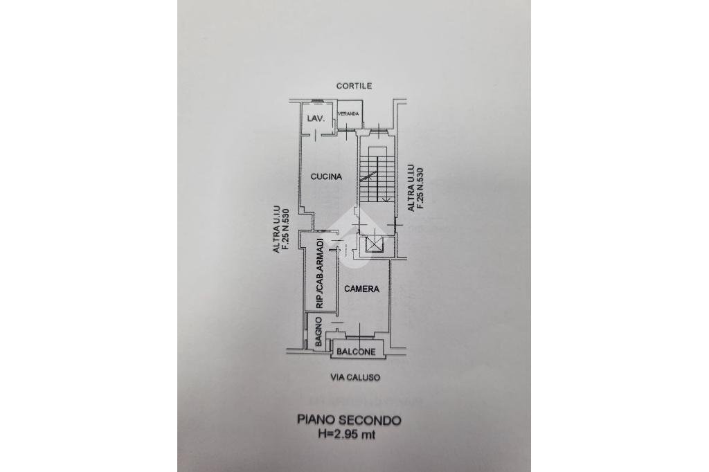 Bilocale Via Caluso, Rivoli - planimetria 1