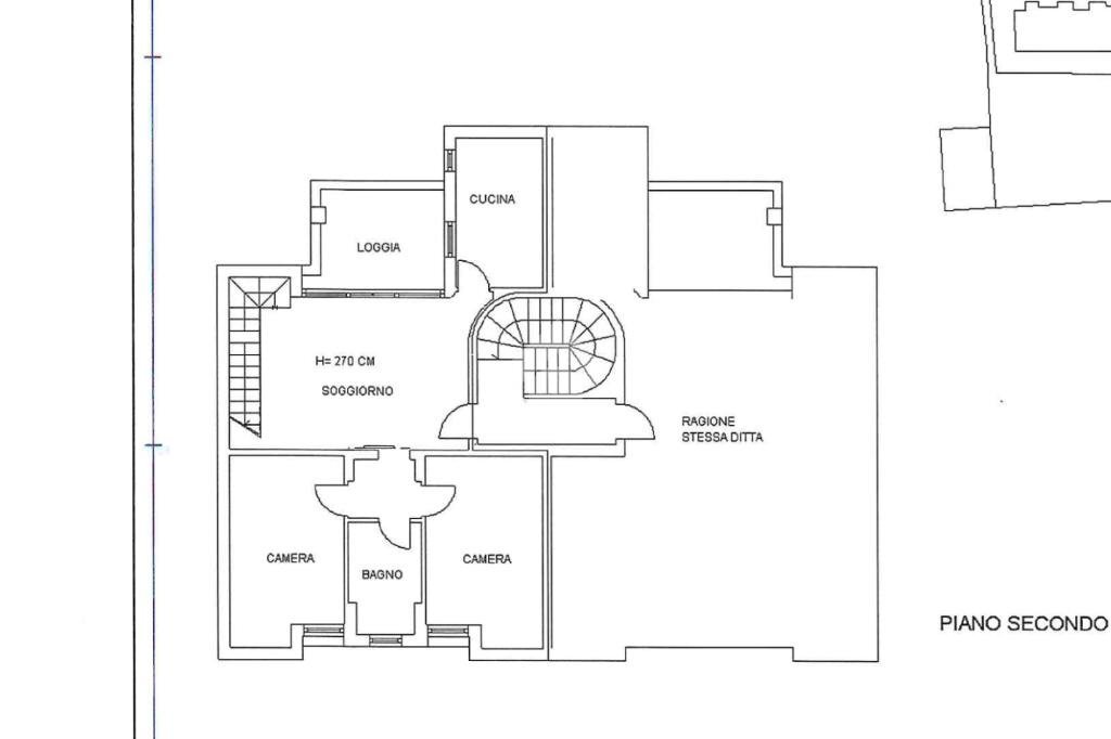 Four-room apartment Via Monsignore E. colli, Traversetolo - floor plans 1