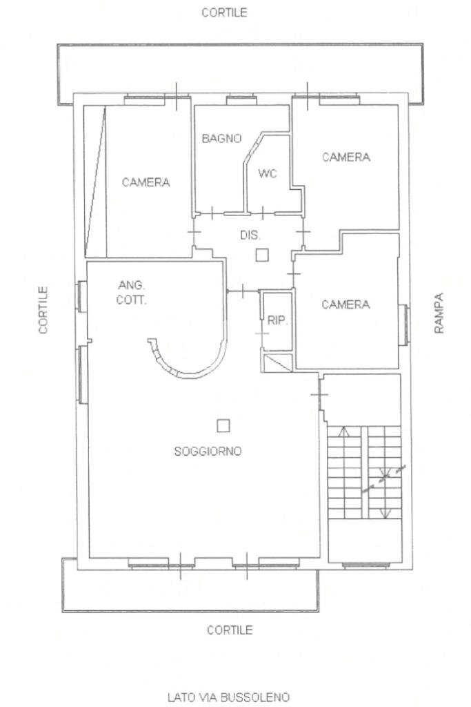 Apartment Via Bussoleno, Collegno - floor plans 1