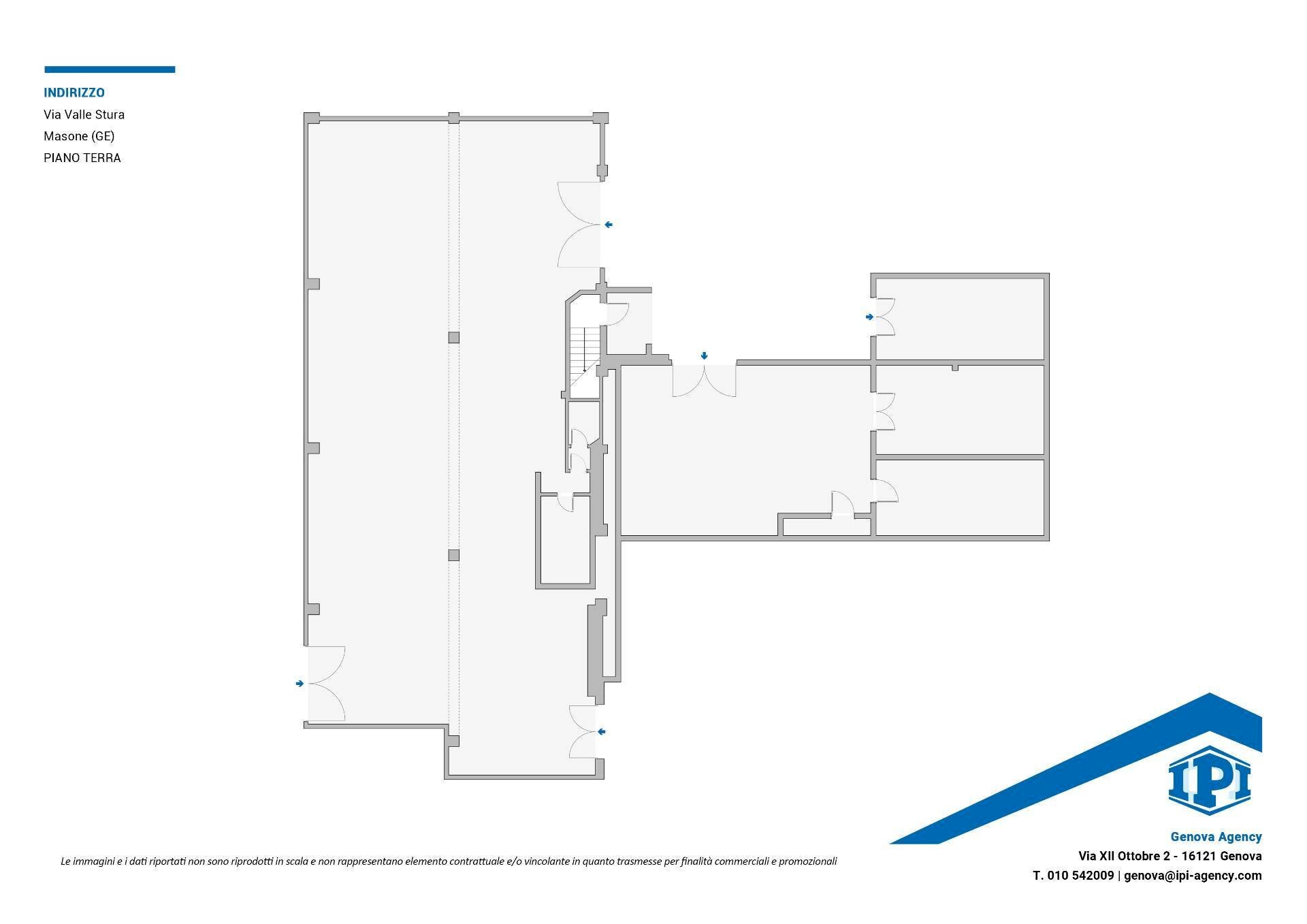 Capannone Via Valle stura, Masone - planimetria 1