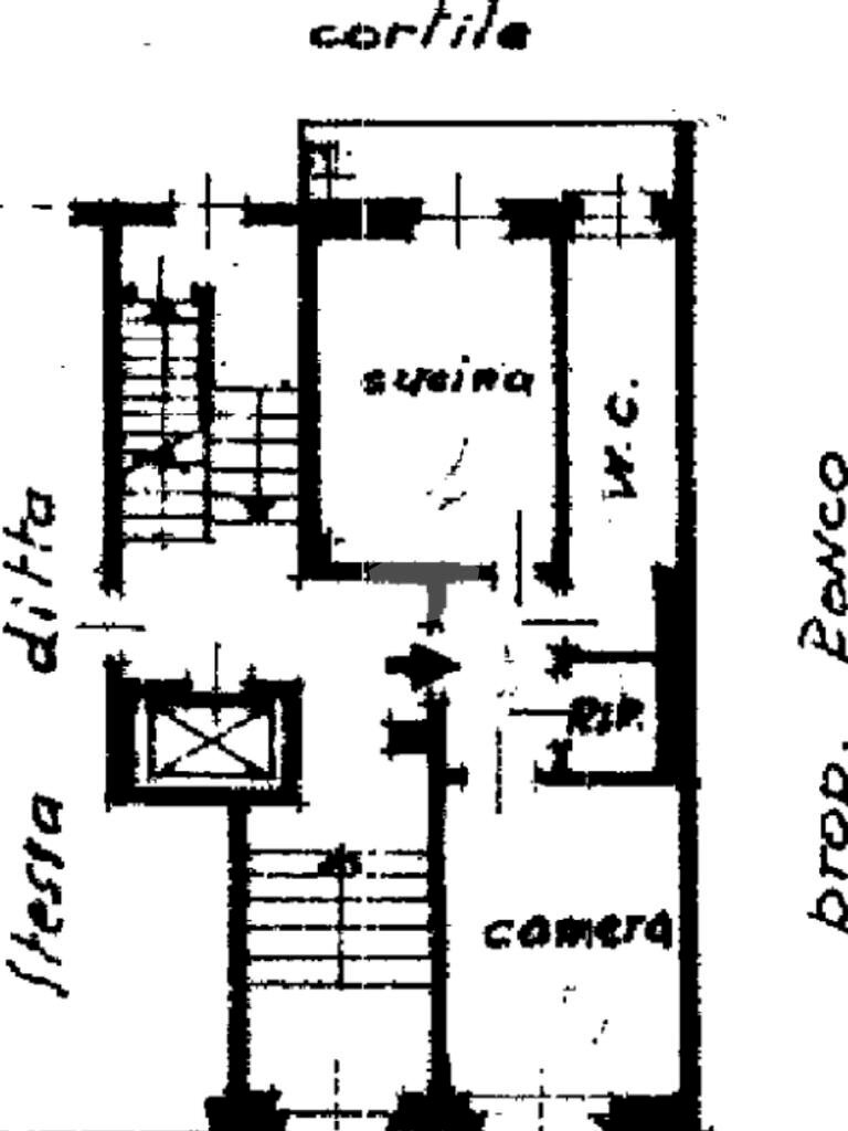 Two-room apartment Via Francesco Baracca, Torino (neighborhood Borgo Vittoria) - floor plans 1