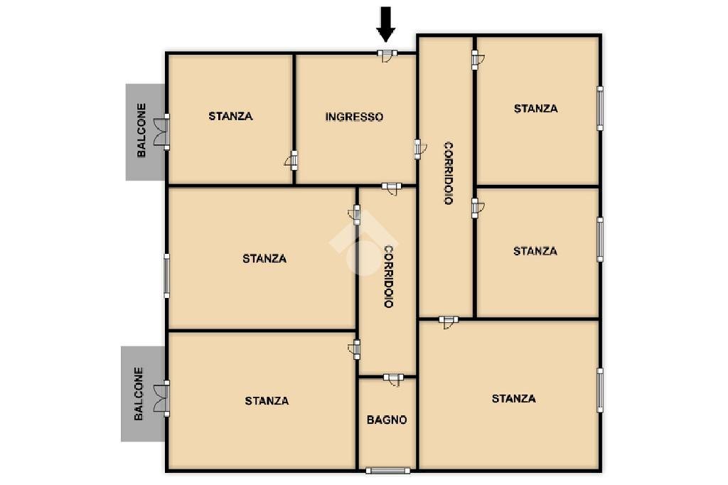 Appartamento Corso Italia, Savona (zona Centro) - planimetria 1