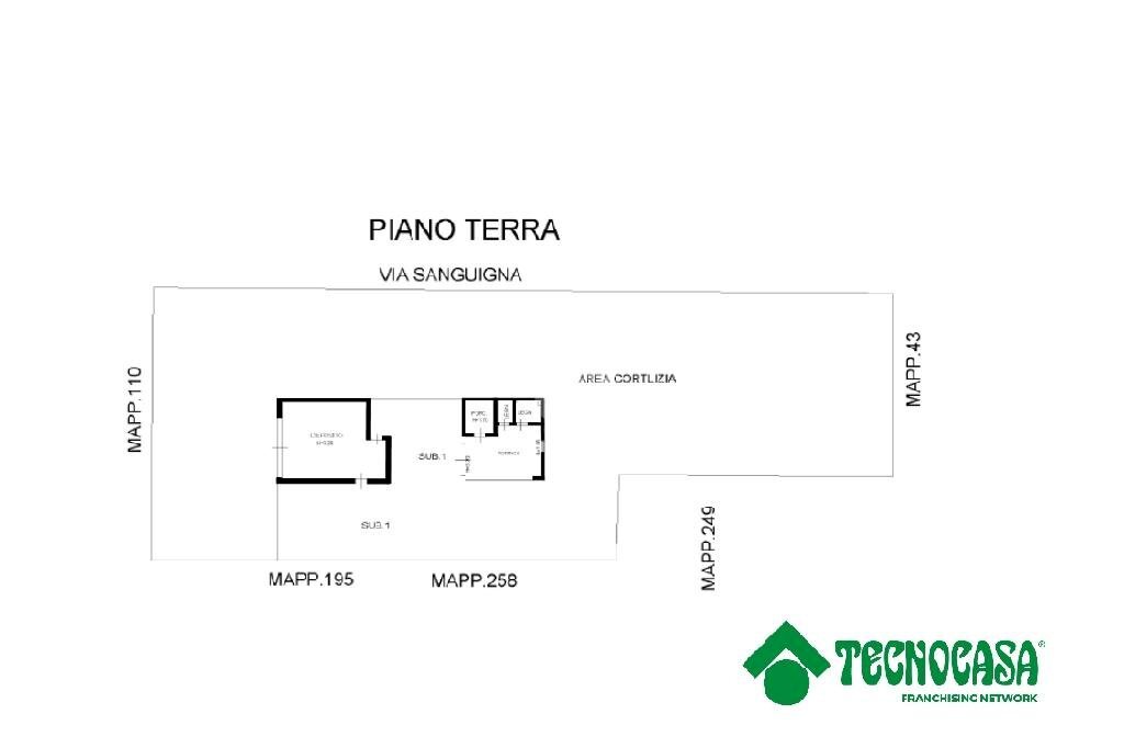 Rustico Frazione Sacca, Colorno - planimetria 1
