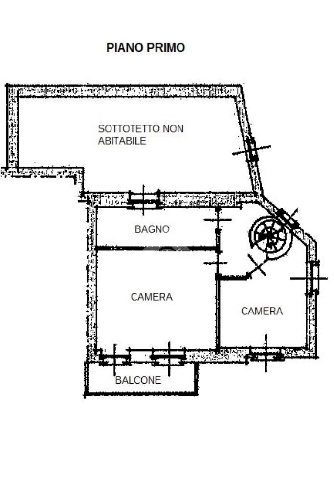 Casa semi indipendente Via Tetto Violino, Venasca - planimetria 1