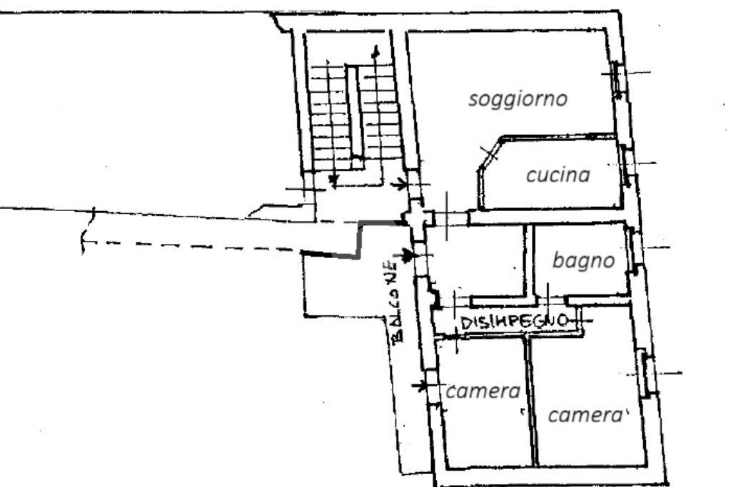 Four-room apartment Via Vittorio Alfieri, Valenza - floor plans 1