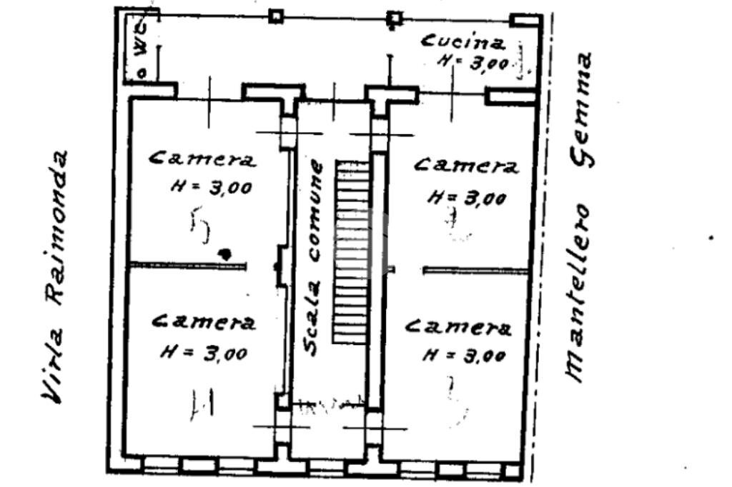 Quadrilocale Via Roma, Sagliano Micca - planimetria 1