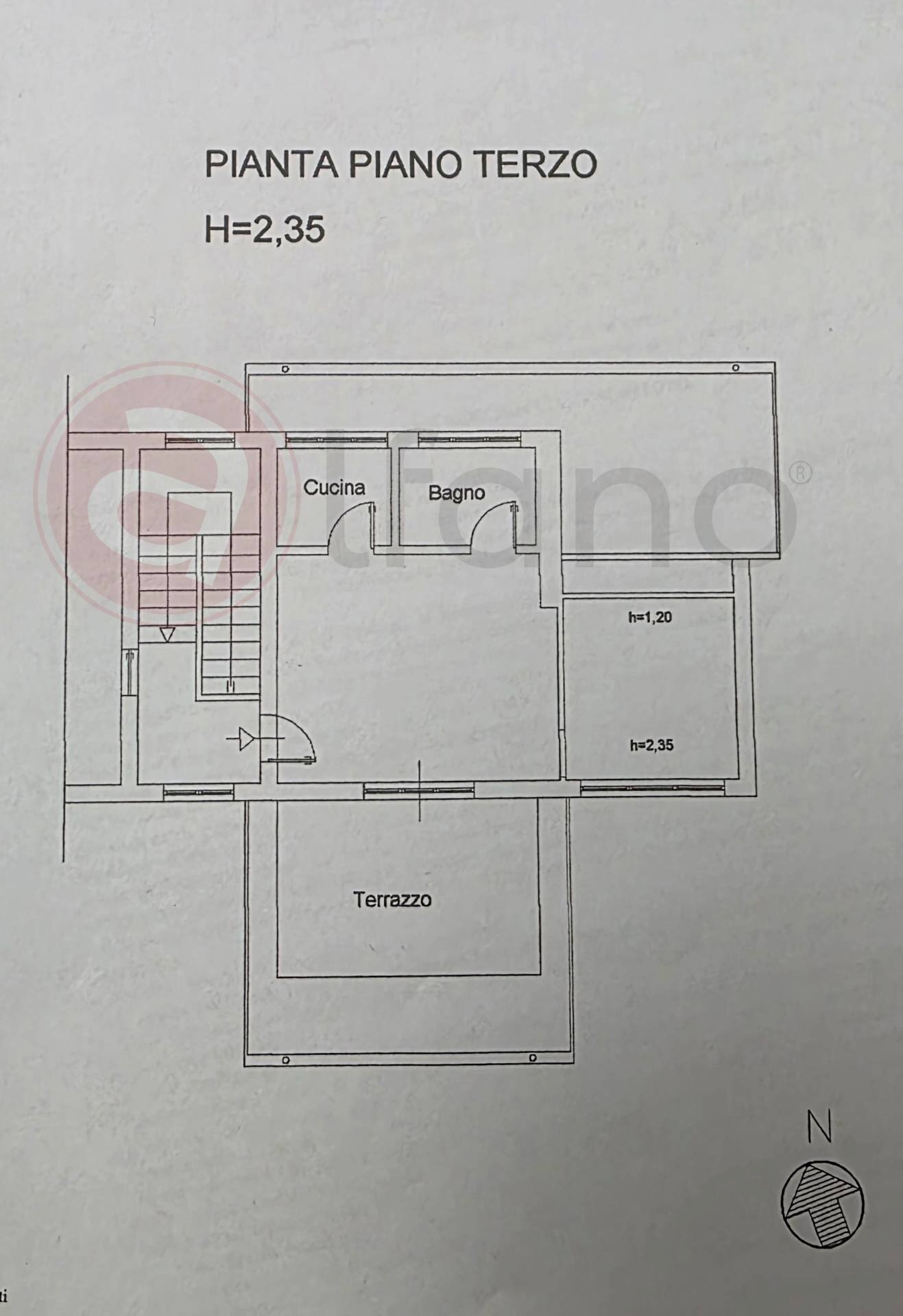 Foto 39 - Attic Via Valle, Sperlonga - floor plans 1