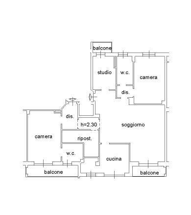 Foto 32 - Appartamento Via Bolama
 
18, Milano - planimetria 1