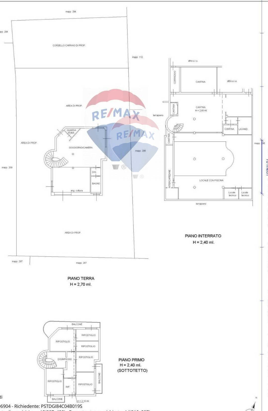 Pianta 2D - Villa Seveso - planimetria 1