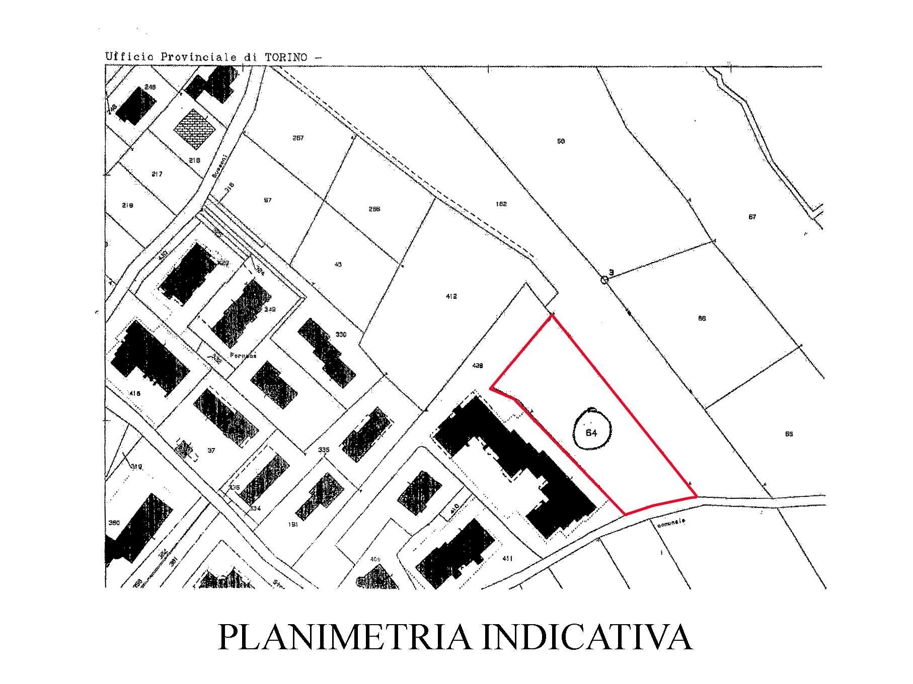 Foto 4 - Terreno edificabile Via Bruino, Piossasco - planimetria 1