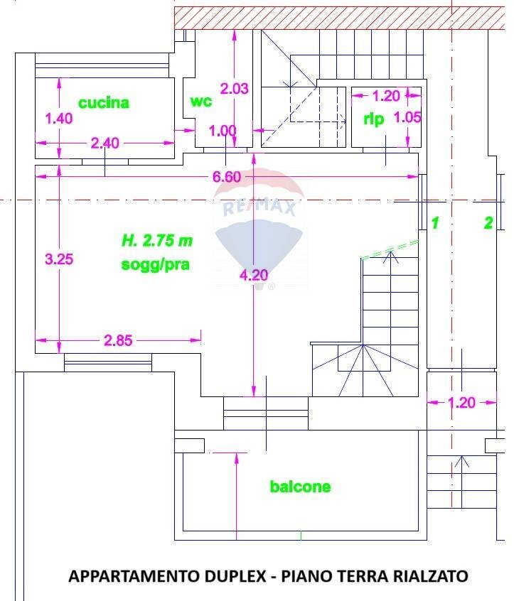Pianta 2D - Semi-detached Villa Via San Rocco
 
32, Terracina - floor plans 1