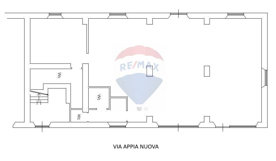 Pianta 2D - Commercial Premises Via Appia Nuova
 
44, Terracina - floor plans 1