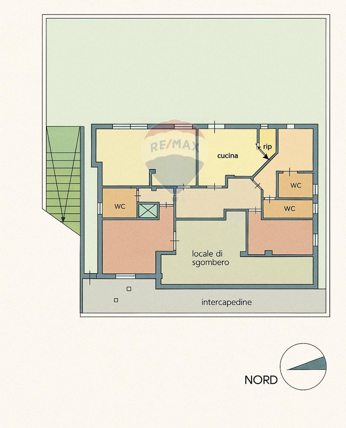Pianta 2D - Villa Via Delle Tre Grazie
 
16, Palermo - planimetria 1