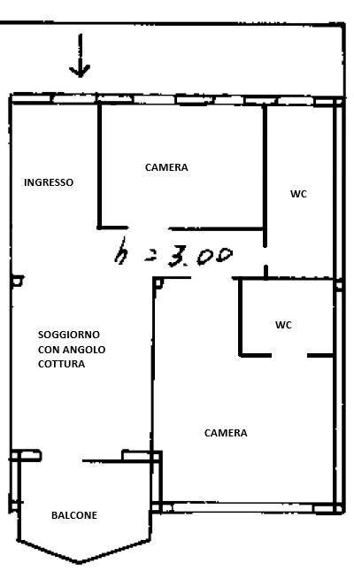 Foto 61 - Three-room apartment Anzio - floor plans 1