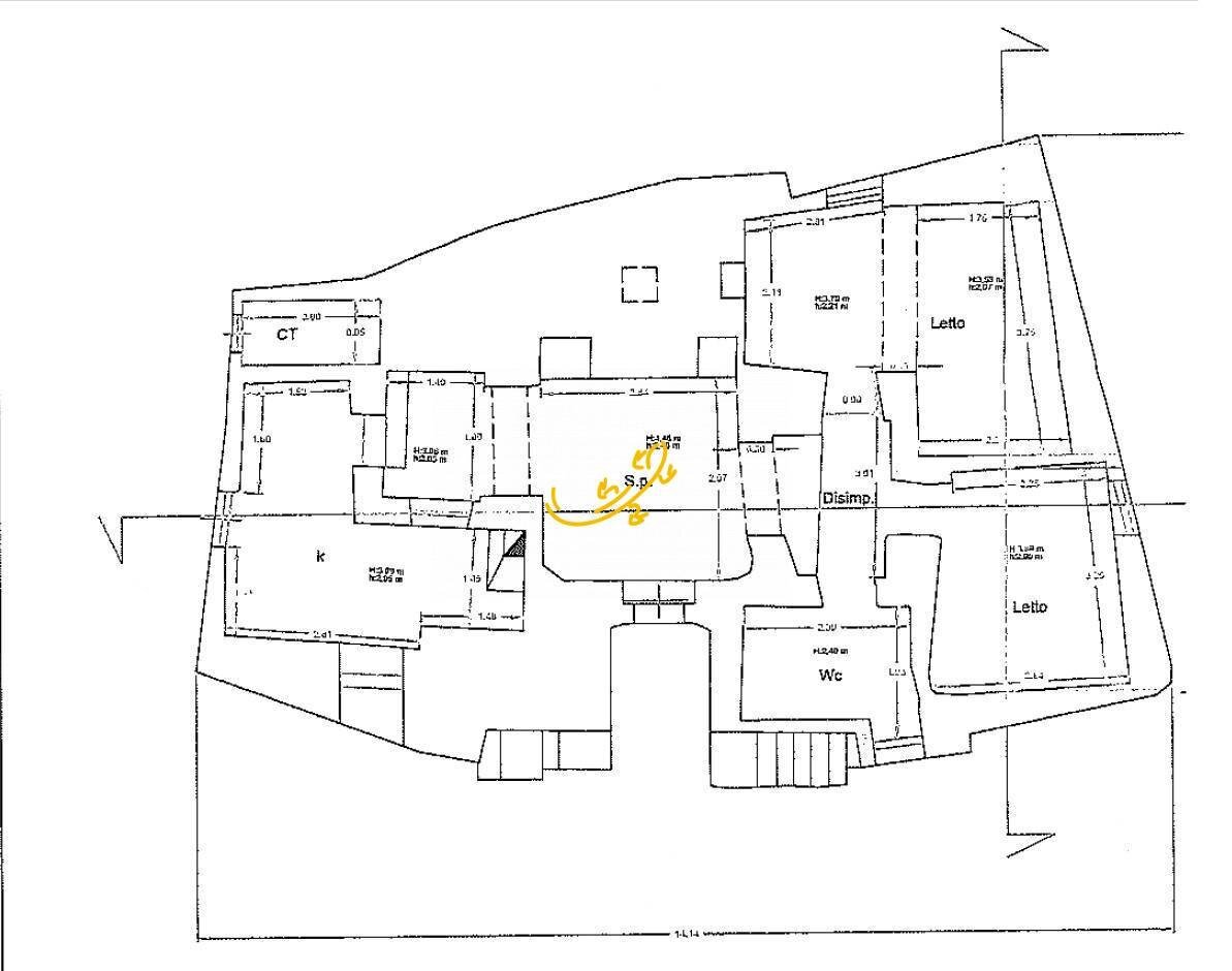 Foto 39 - Baita Contrada Grotta
 
SN, Ostuni - planimetria 1