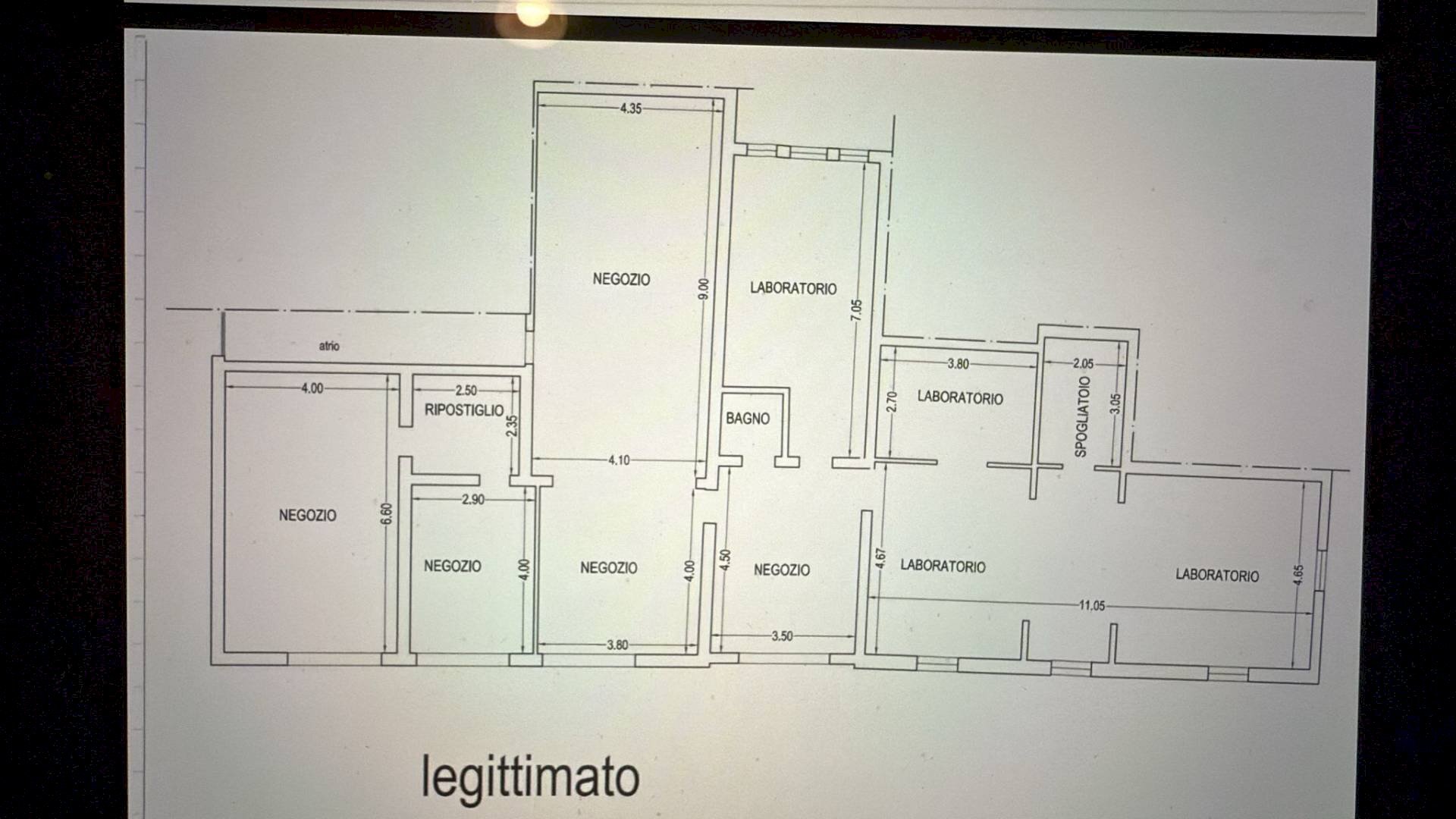 Foto 34 - Locale Commerciale VIA LANA
 
77, Modena - planimetria 1