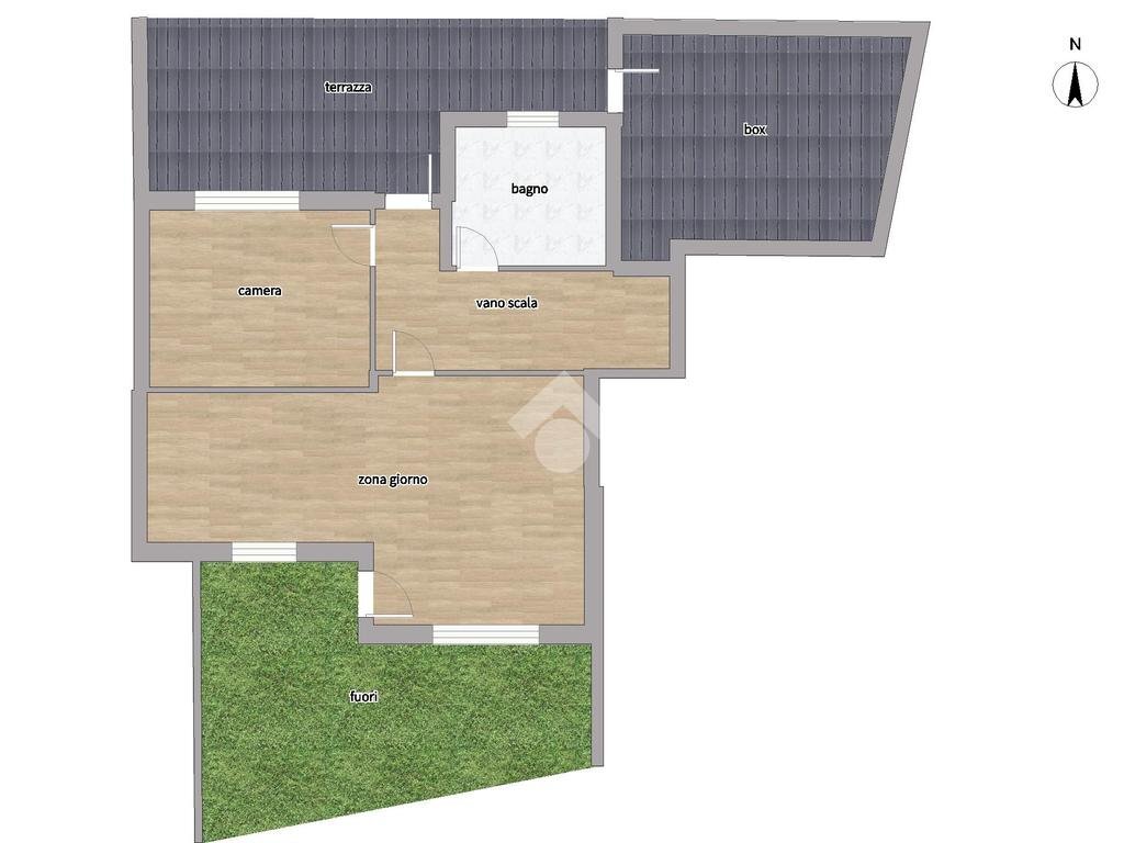 Quadrilocale Via don lorenzo bellino, Carignano - planimetria 1