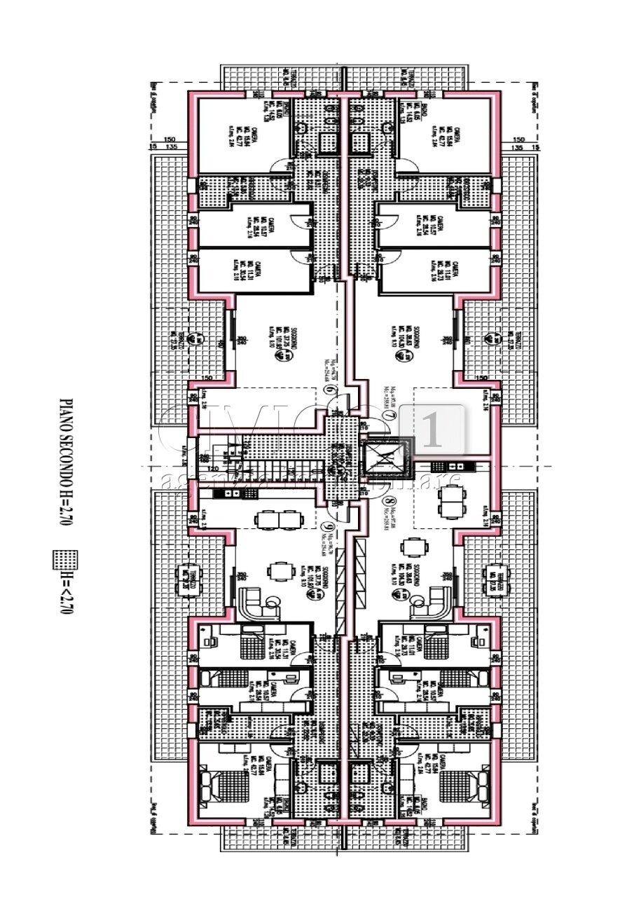 Planimetria del piano - Apartment Via Bassa Iº, Campodarsego - floor plans 1
