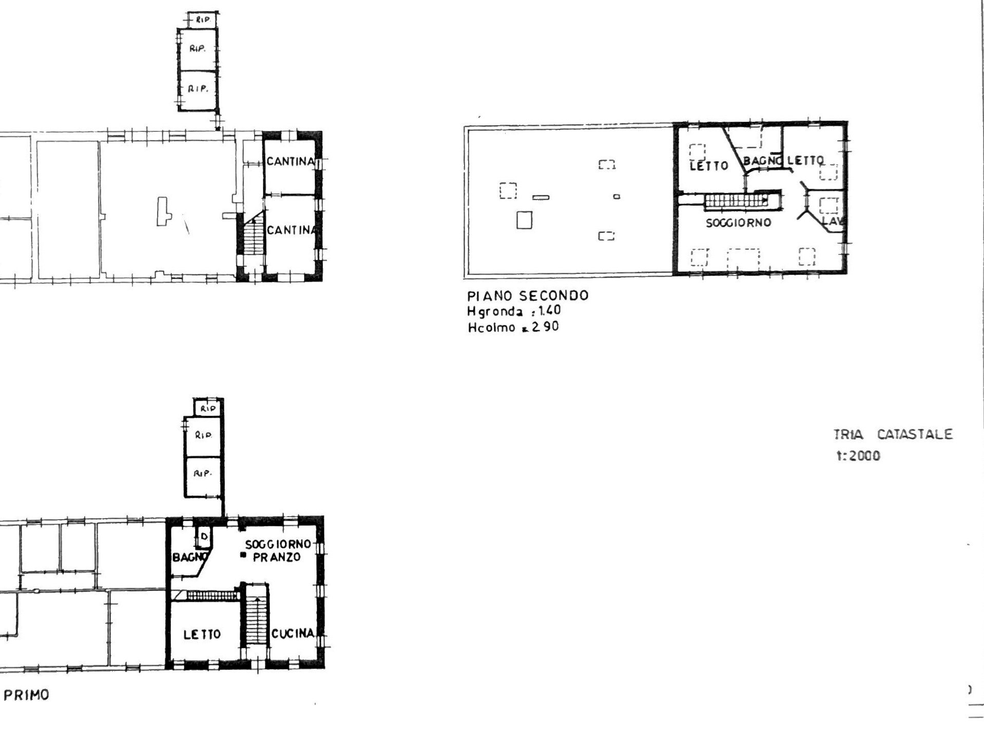 Villa Spilamberto - floor plans 1