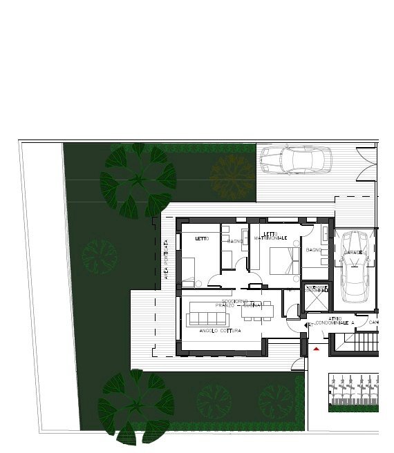 Bilocale Modena (zona Circoscrizione 1) - planimetria 1
