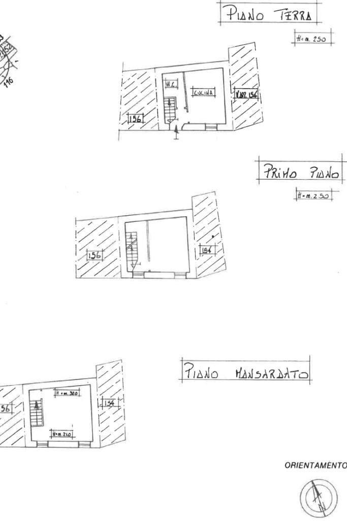 Rustico Via Belvedere, Carrodano - planimetria 1