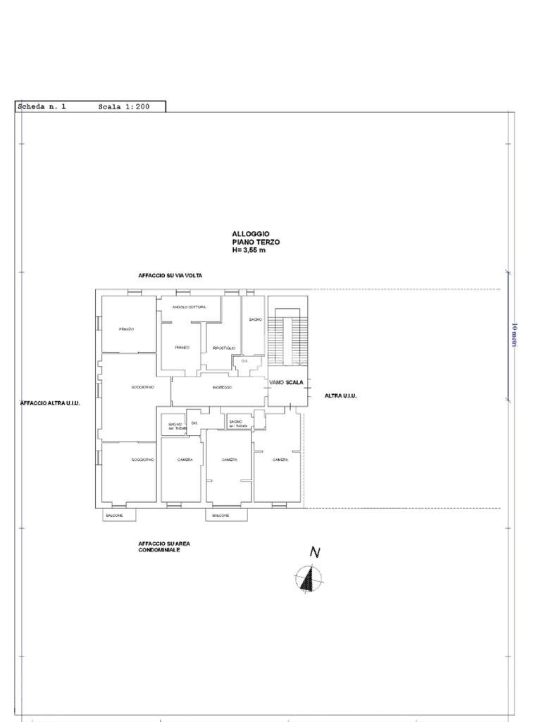 Apartment Corso G. Garibaldi, Sanremo - floor plans 1