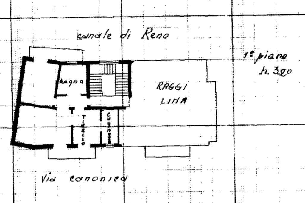Trilocale Via Canonica, Casalecchio di Reno - planimetria 1