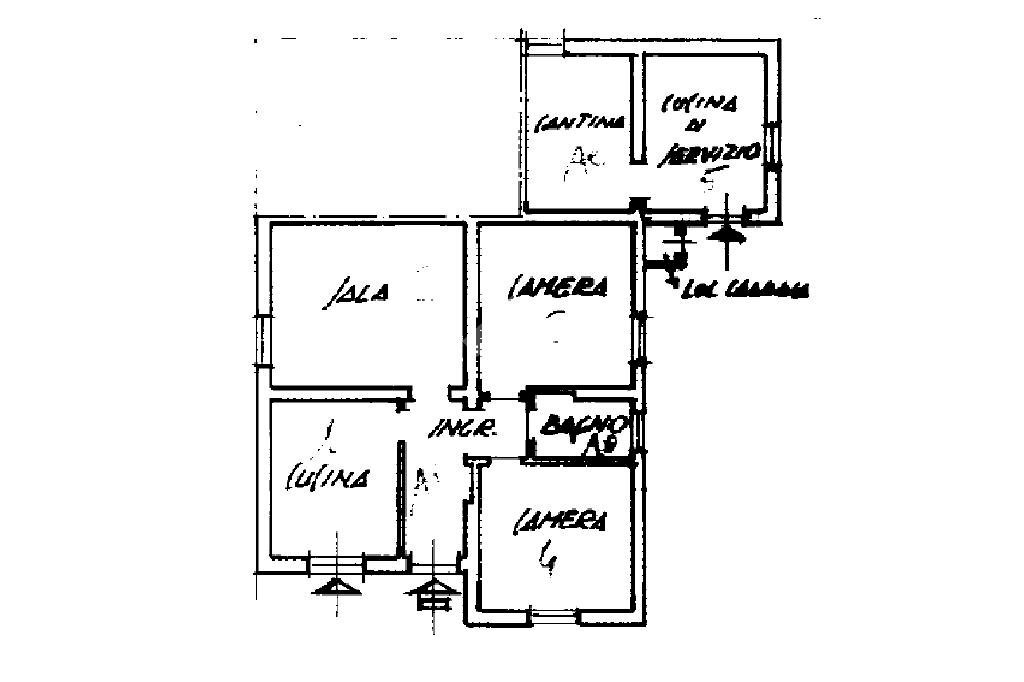 Casa semi indipendente Via canalburo, Sarzana - planimetria 1